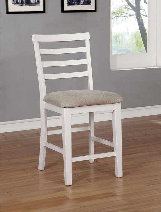 Kiana - Counter Height Side Chair (Set of 2) - White