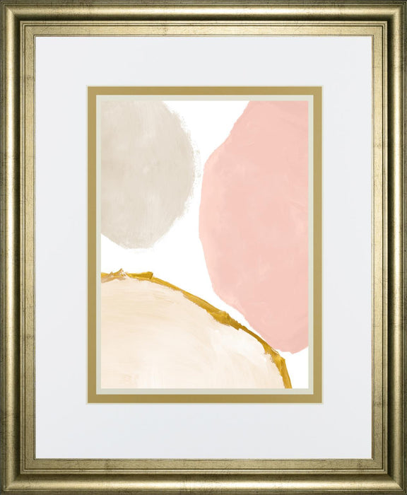 34x40 Blush All Year Round Abstract II By LanieLoreth - Pink
