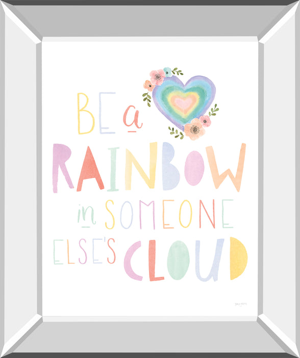Lets Chase Rainbows II By Jenaya Jackson - Mirror Framed Print Wall Art - White