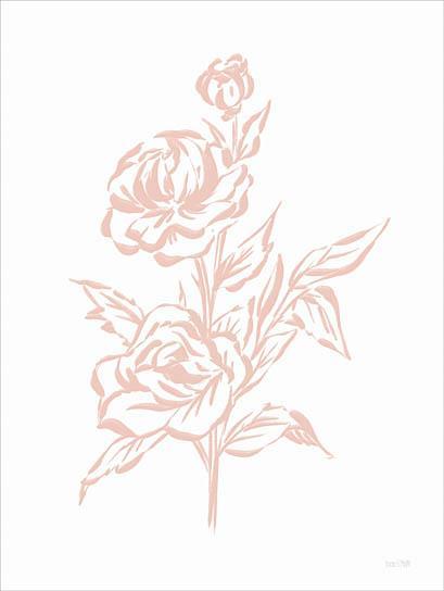 Roses In Rough By Dakota Diener (Framed) (Small) - Pink