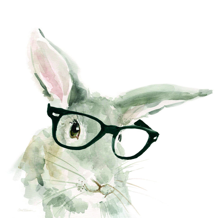 Small - Cute Critter Rabbit By Carol Robinson - Pearl Silver