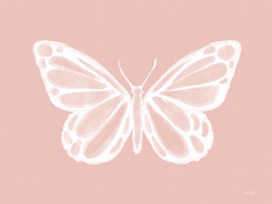 Blush Butterfly By Dakota Diener (Framed) (Small) - Pink