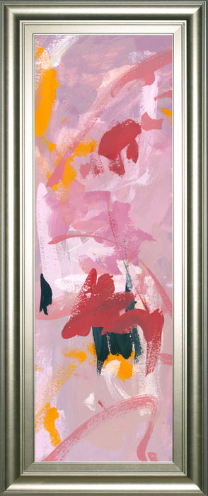 Composition 1a By Melissa Wang - Framed Print Wall Art - Pink