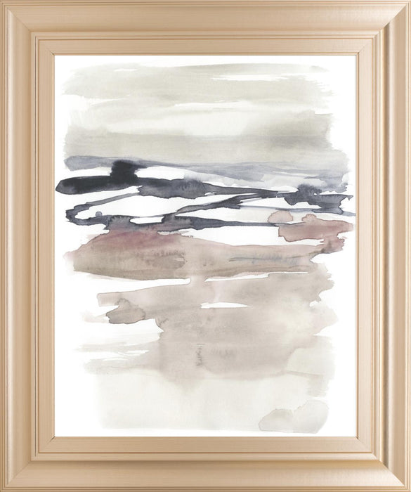 22x26 Tiered Horizon Line II By Jennifer Goldberger - Dark Gray