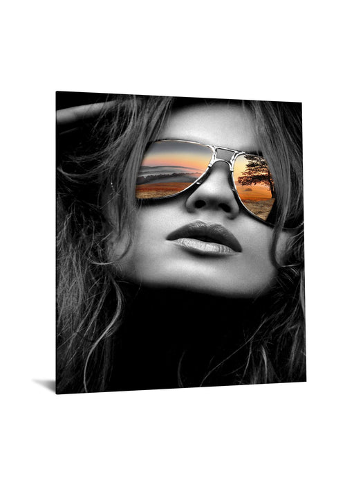 Temp Glass With Foil - Reflective Shades - Dark Gray
