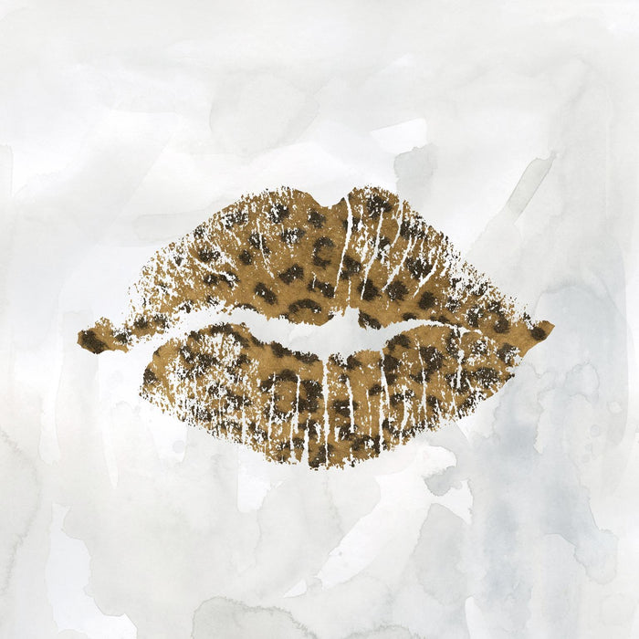 Framed - Leopard Kisses I By Carol Robinson - Light Brown