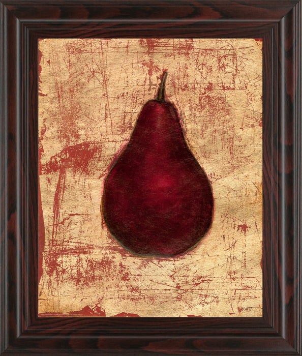Crimson Pear By Norman Wyatt, Jr. - Red