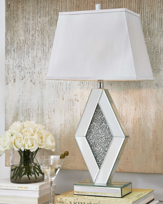 Prunella - Mirror Table Lamp  - Silver Finish