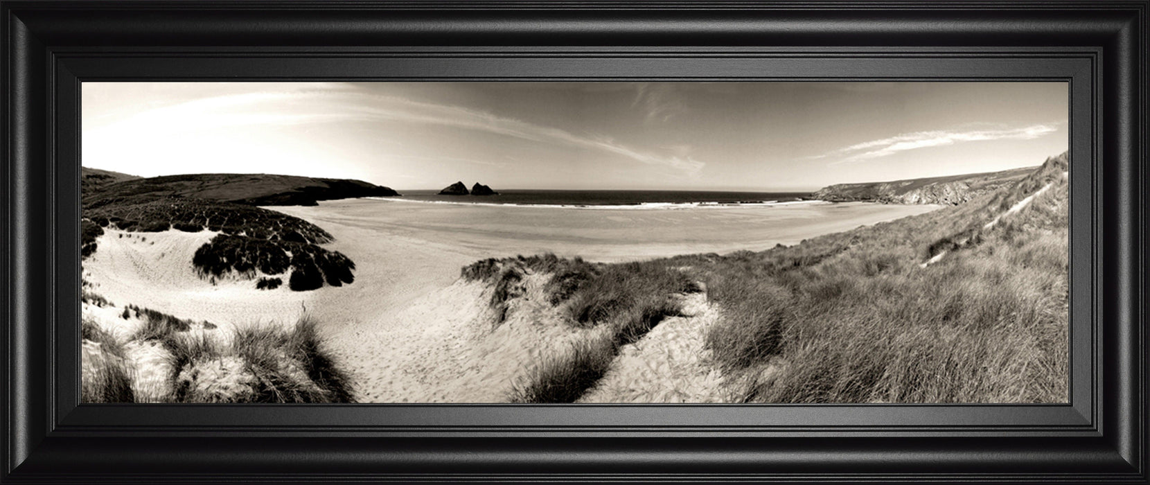 The Wind In The Dunes Il By Noah Bay - Framed Print Wall Art - Gold