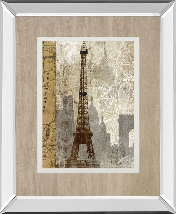 April In Paris By Mallett K Mirrored Frame - Light Brown