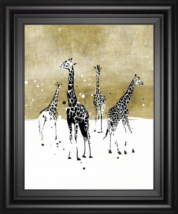22x26 Spotted Giraffe I By Annie Warren - Light Brown