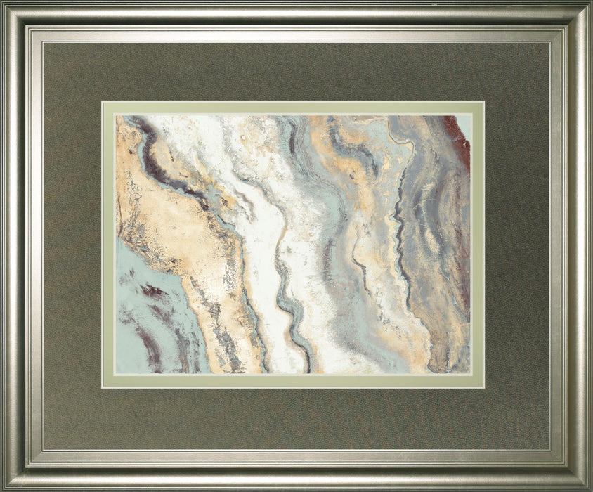 34x40 Cool Flow II By PatriciaPinto - Pearl Silver