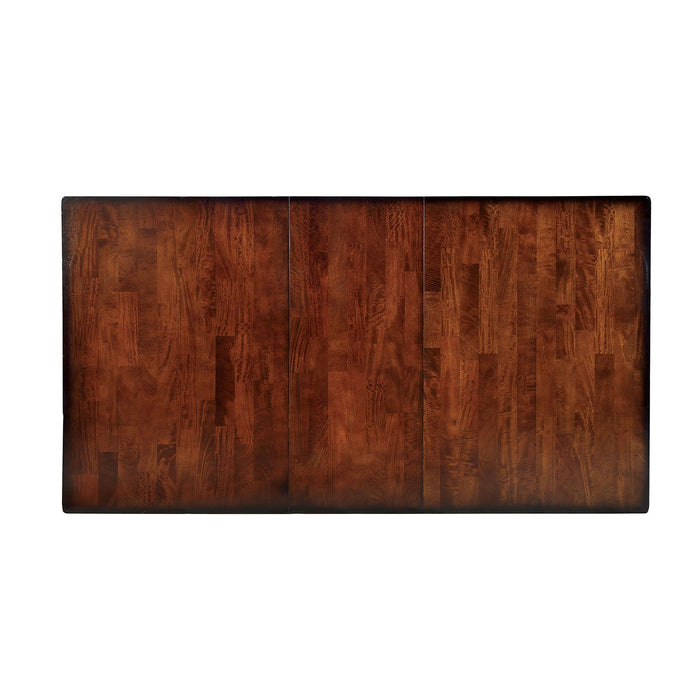 Dickinson - Dining Table With X Leaf - Dark Cherry