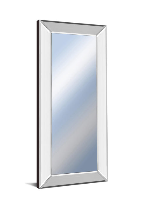 18x42 Decorative Framed Wall Mirror By Classy Art Mirror - White