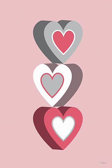 Heart Stack By Martina Pavlova - Pink