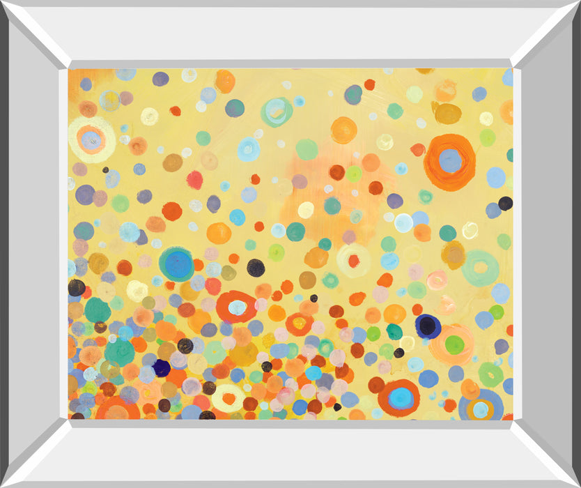 Diversity By Don Li-Leger - Mirror Framed Print Wall Art - Yellow