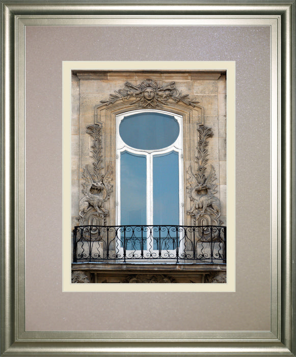 Rue De Paris IIl By Tony Koukos - Framed Print Wall Art - Beige