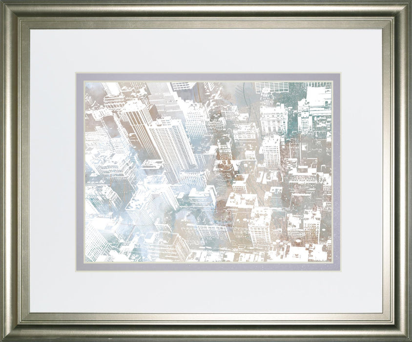 34x40 Empire View I By DanMeneely - Pearl Silver