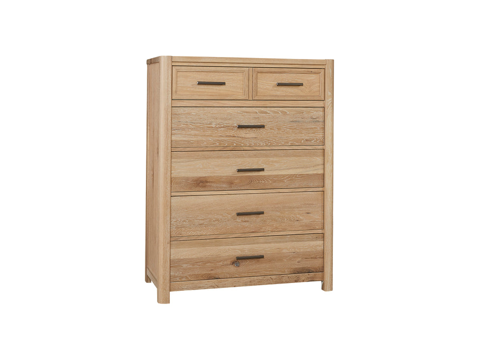 Crafted Oak - Chest 5 Drawers