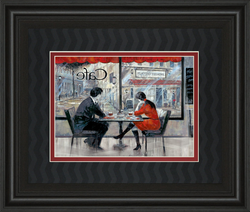 Player's Theatre By Ruanne Manning - Framed Print Wall Art - Red