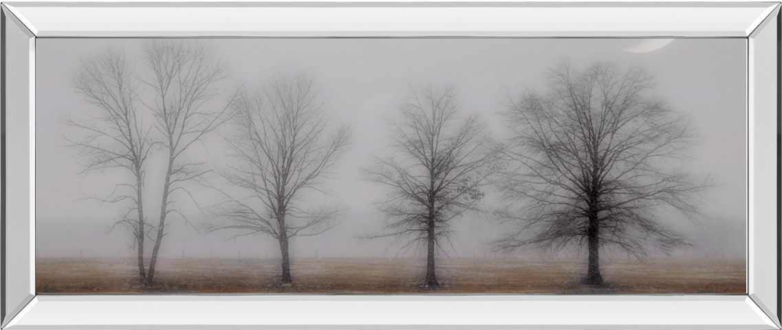 Early December By Jacks H. - Mirrored Frame Wall Art - Light Gray