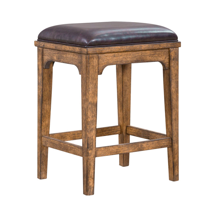 Ashford - Upholstered Console Stool - Light Brown