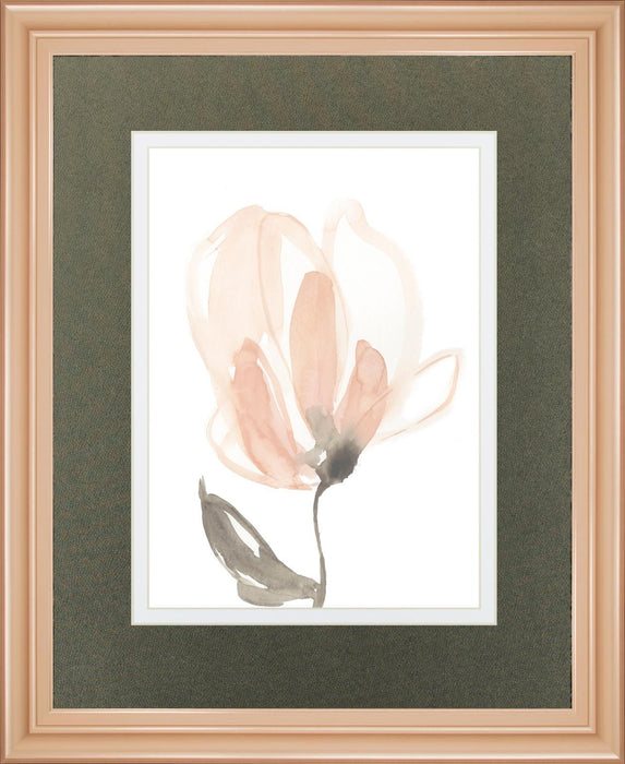 34x40 Blush Petals II By Jennifer Goldberger - Beige