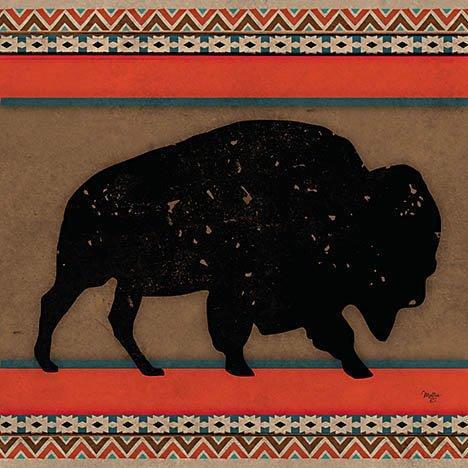 Out West Buffalo By Mollie B. (Small) - Red