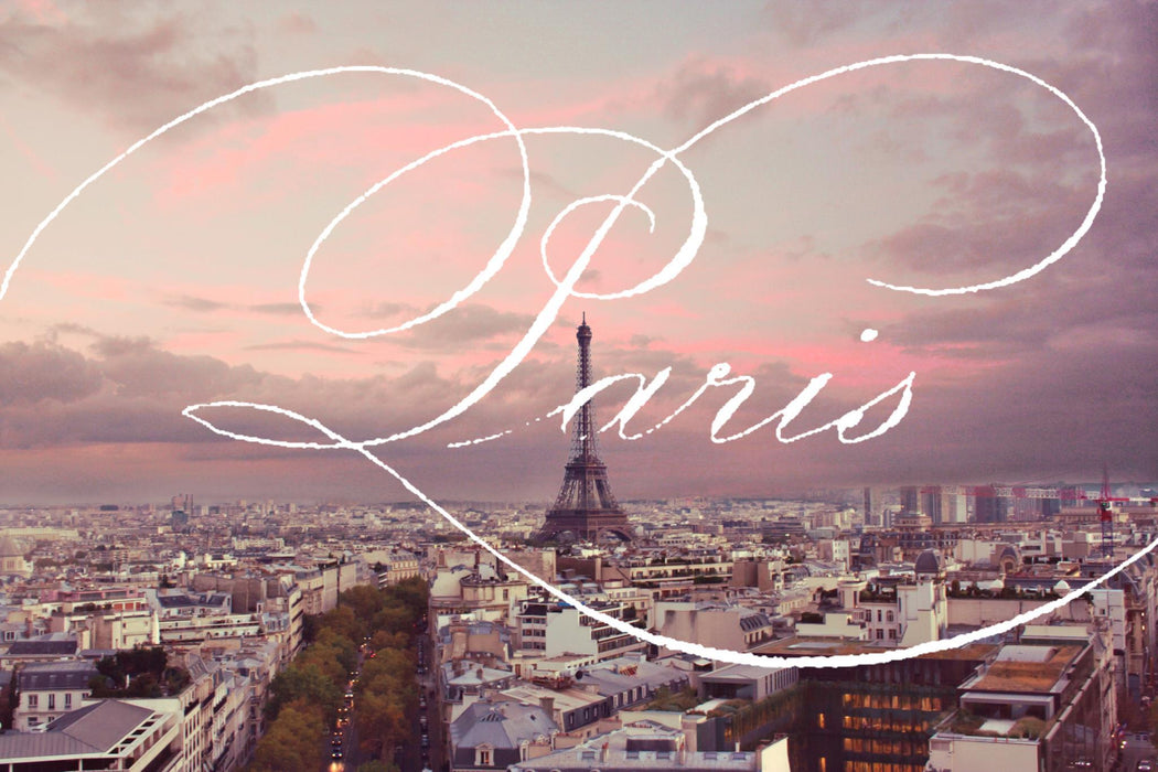 Framed Small - Paris Views By Emily Navas - Purple