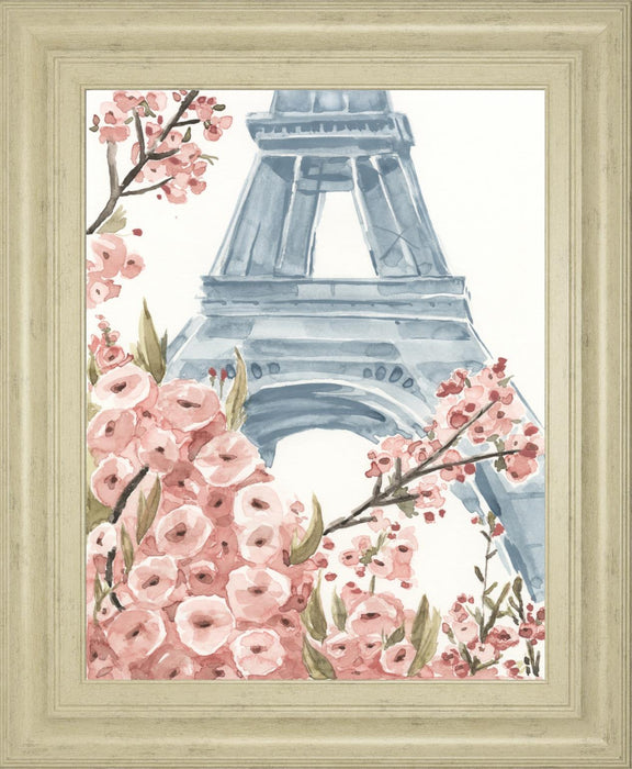 22x26 Paris Cherry Blossoms I By Annie Warren - Pink