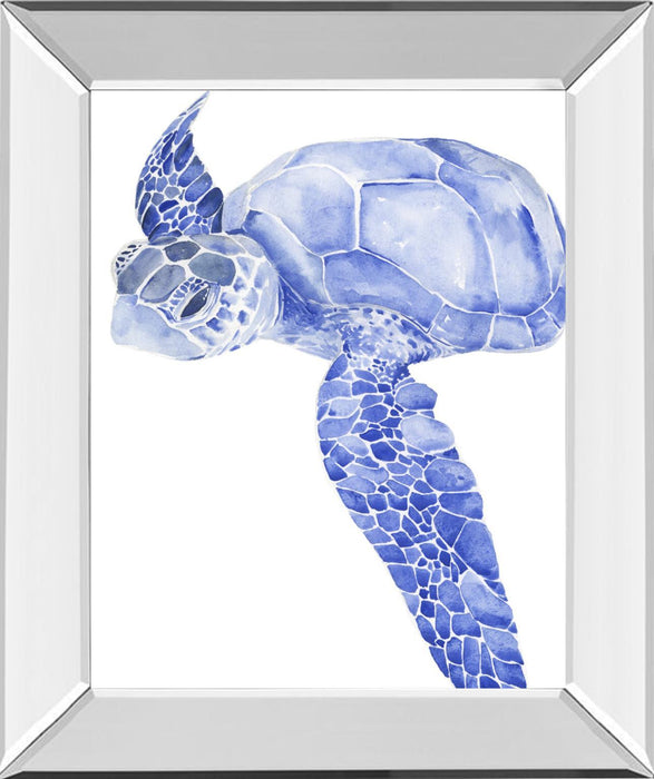 Ultramarine Sea Turtle I By Jennifer Paxton Parker - Blue