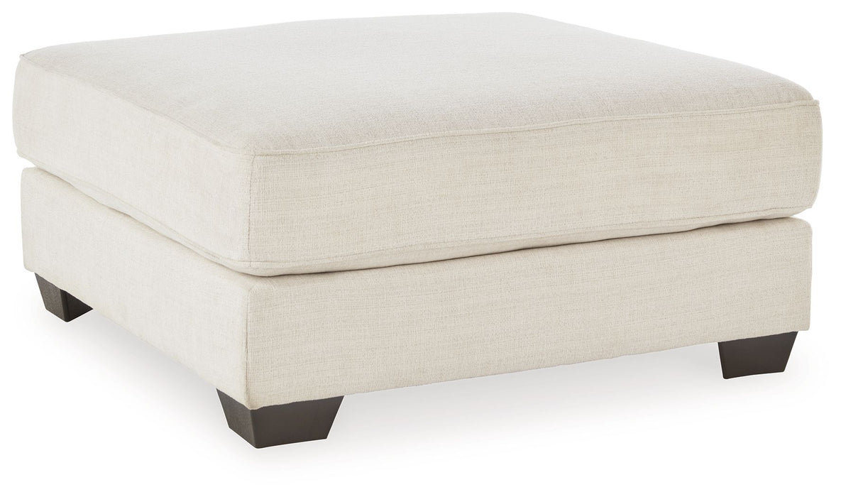 Lerenza - Oversized Accent Ottoman - Birch