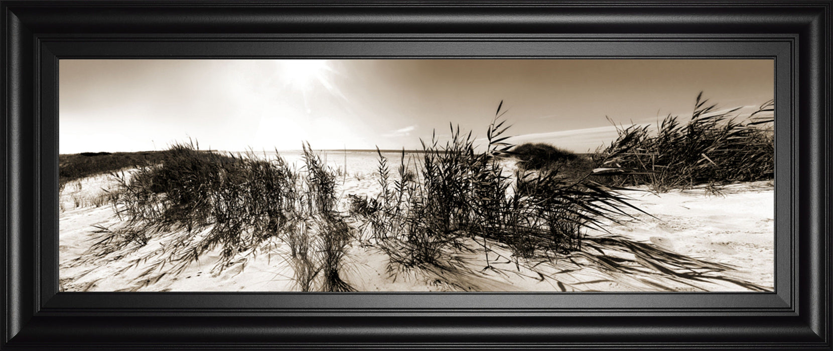 The Wind In The Dunes I By Noah Bay - Framed Print Wall Art - Gold