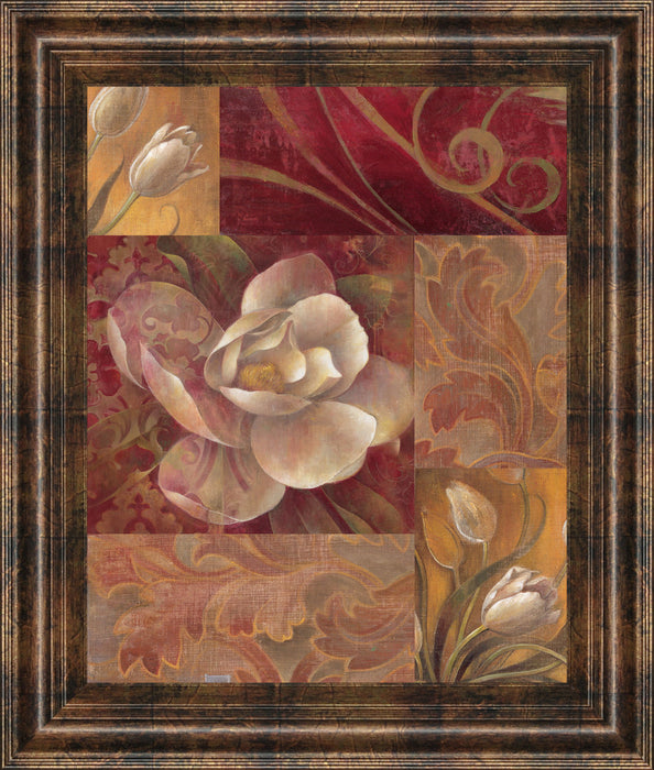 Variety Of Style I By Elaine Vollherbst-Lane - Framed Print Wall Art - Red