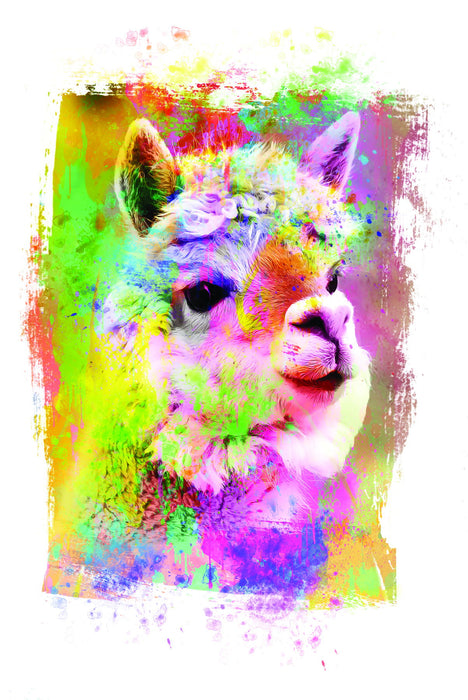 Rainbow Llama II By Jg Studios - Purple