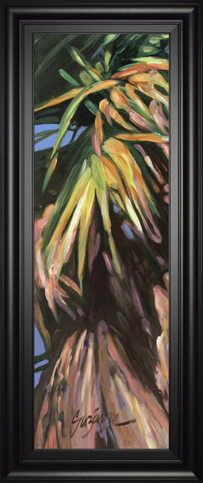 Wild Palm I By Suzanne Wilkins - Framed Print Wall Art - Green