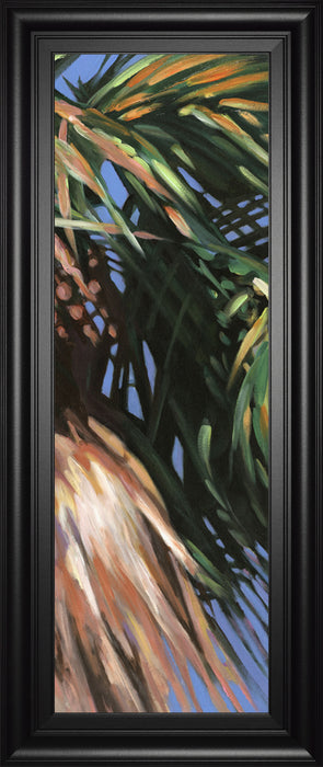 Wild Palm Il By Suzanne Wilkins - Framed Print Wall Art - Green