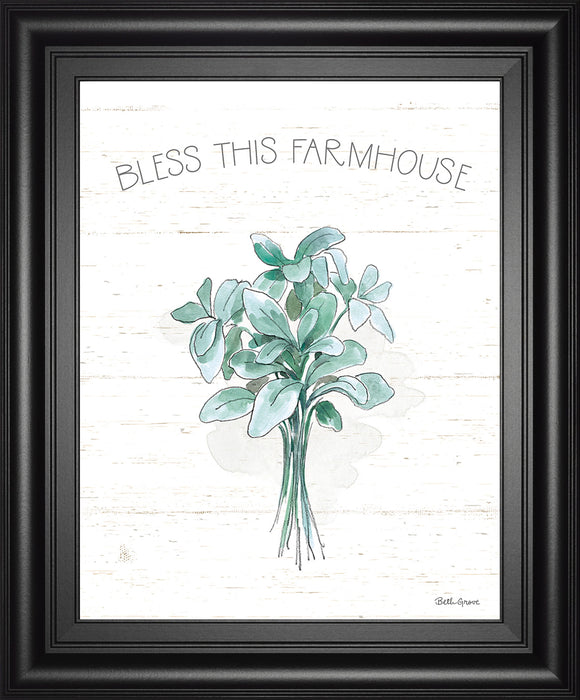 Farmhouse Cotton VI By Beth Grove - Framed Print Wall Art - White