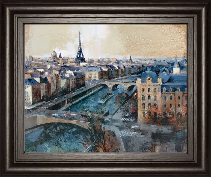 Ciel De Paris By Bofarull, M. - Framed Print Wall Art - Dark Gray