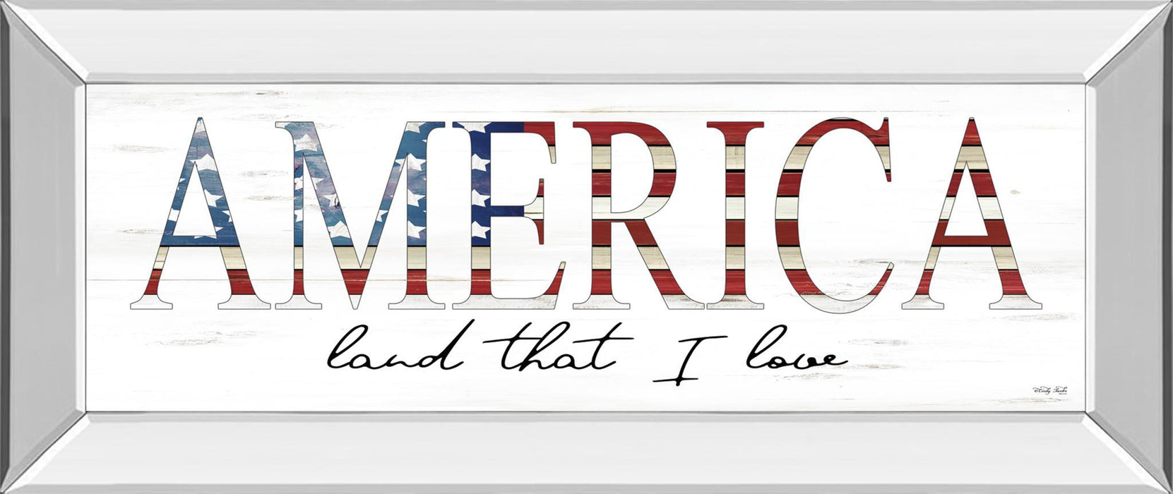 America Land That I Love By Cindy Jacobs - White