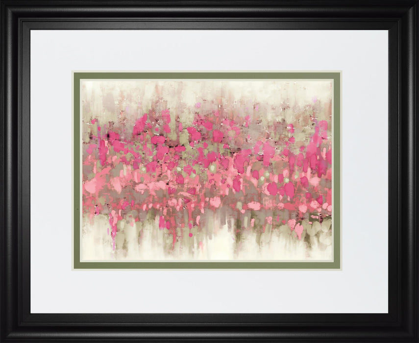34x40 Crossing Abstract I By DanMeneely - Pink