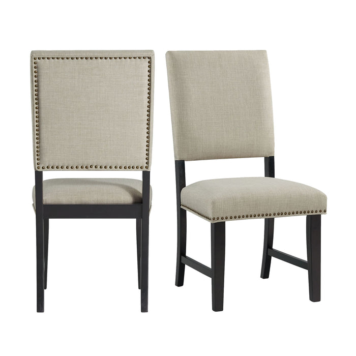 Maddox - Upholstered Side Chair (Set of 2) - Beige