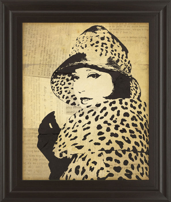 Fashion News Il By Wild Apple Graphics - Framed Print Wall Art - Gold