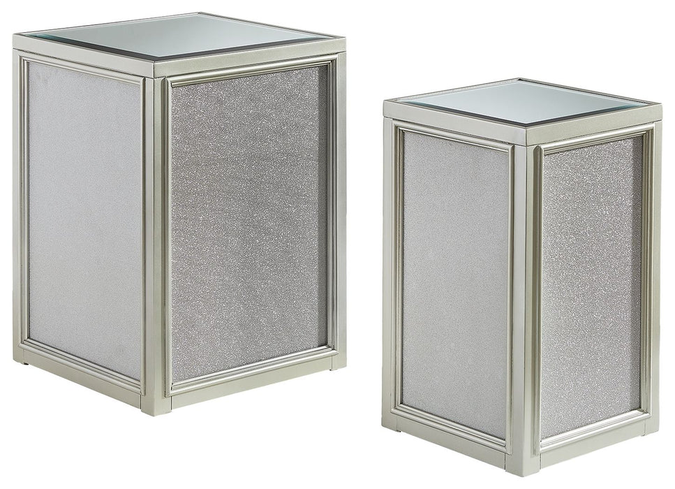 Traleena - Nesting End Tables (Set of 2) - Silver Finish