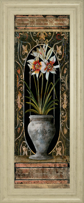 Blanco Botanical Il By Douglas - Framed Print Wall Art - Gold