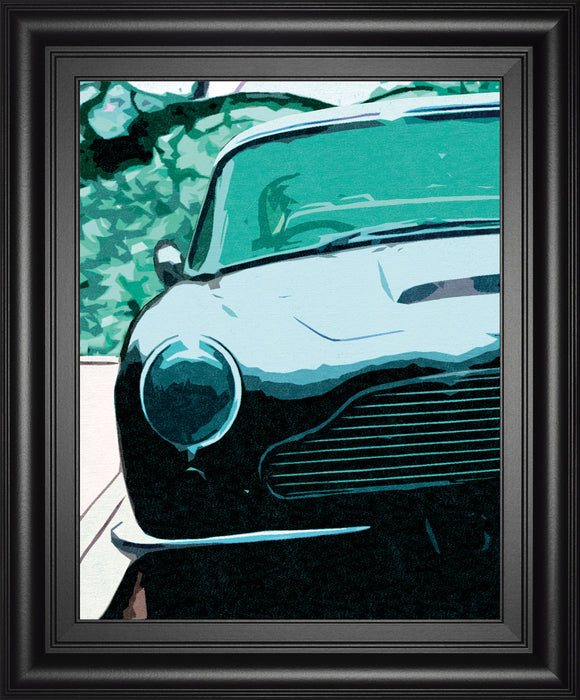 Aston Classic By Malcolm Sanders - Framed Print Wall Art - Green
