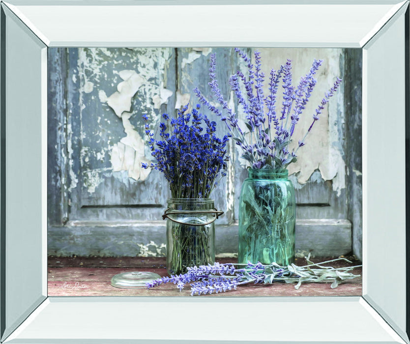 Abundance Of Beauty By Lori Deiter - Mirror Framed Print Wall Art - Purple