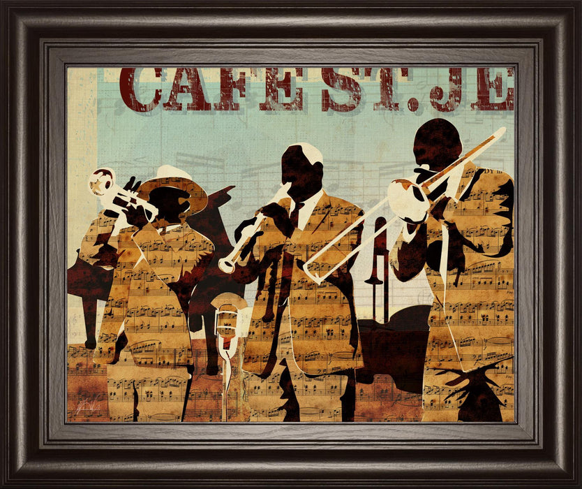 22x26 Cafe St. Jean By Kyle Mosher - Light Brown