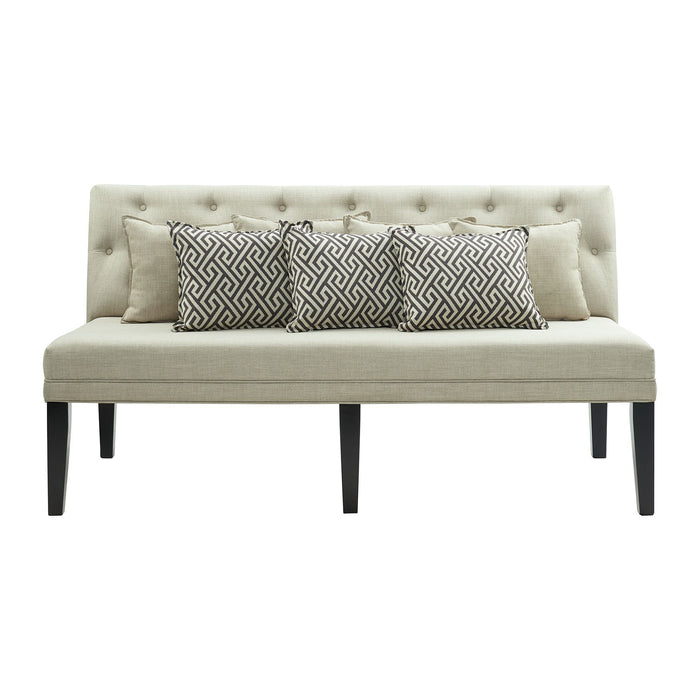Maddox - Sofa With Seven Pillows - Beige