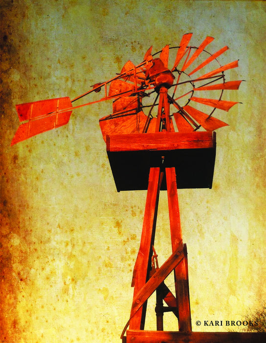 Chip's Windmill By Kari Brooks - Yellow
